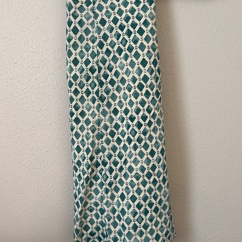 Abercrombie & Fitch Green A-Line Maxi Skirt